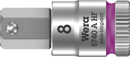 Wera 8740 A 05003339001 Innen-Sechskant Steckschlüssel-Bit-Einsatz 8 mm 1/4  (6.3 mm)