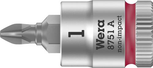 Wera 8751 A 05003350001 Kreuzschlitz Phillips Steckschlüssel-Bit-Einsatz PH 1 1/4  (6.3 mm)