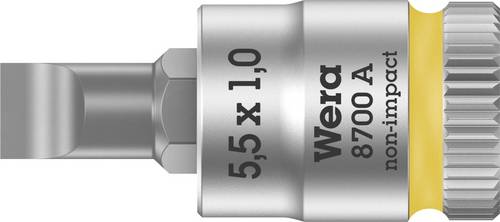 Wera 8700 A FL 05003321001 Schlitz Steckschlüssel-Bit-Einsatz 5.5 mm 1/4  (6.3 mm)