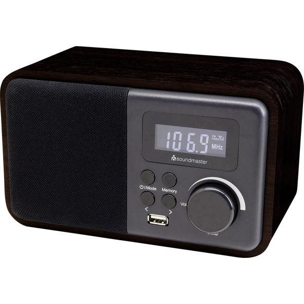 SoundMaster TR250 Tischradio UKW Bluetooth®, USB Holz