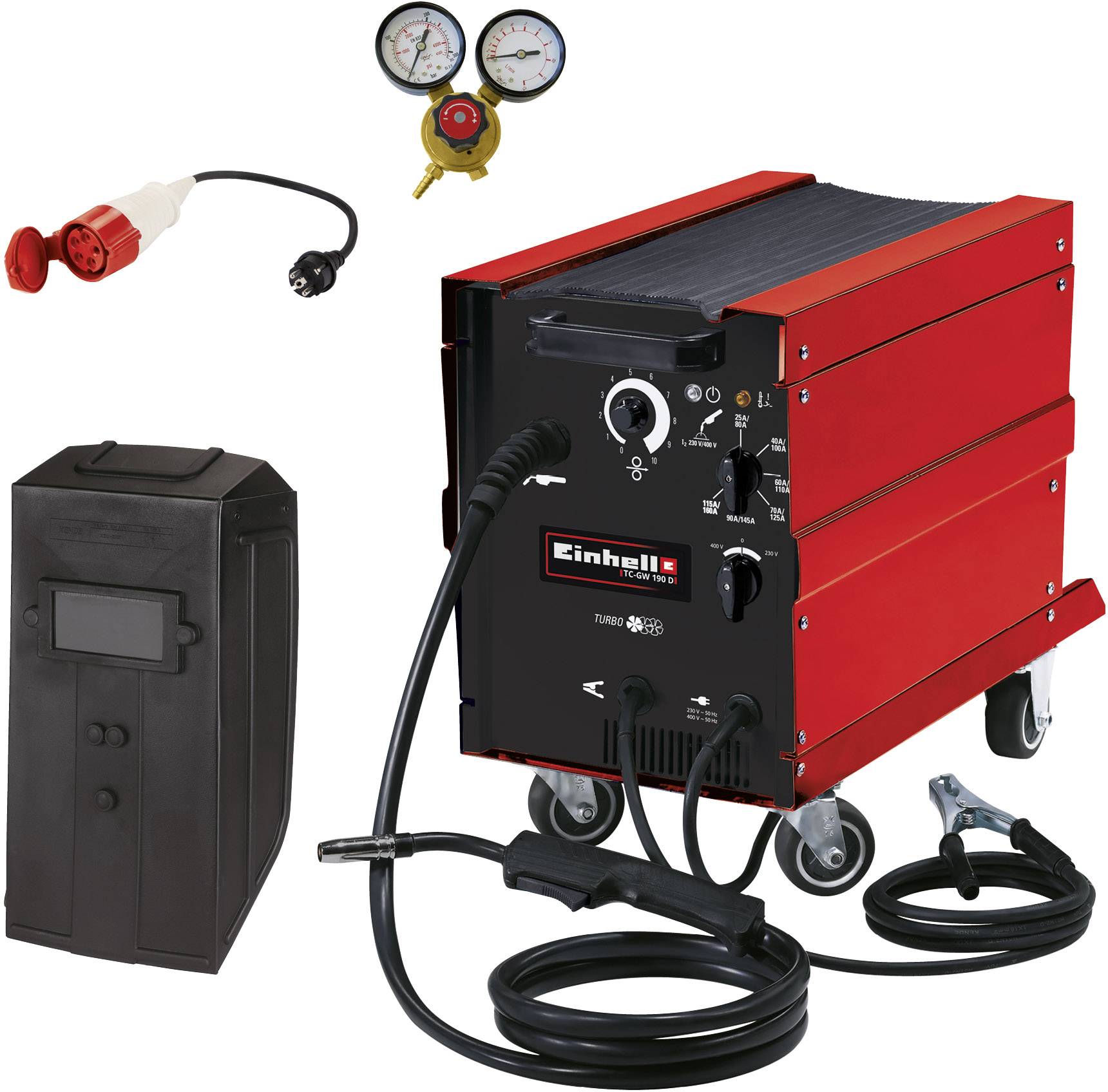 Einhell TC-GW 190 D Schutzgas-Schweißgerät 25 - 160A inkl. Zubehör