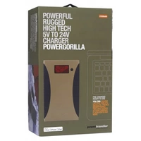 Power Traveller Powergorilla Tactical Powerbank 24000 mAh LiPo USB-A Sand Outdoor, Statusanzeige Power Traveller Powergorilla Tactical Powerbank 24000 mAh LiPo USB-A Sand Outdoor, Statusanzeige