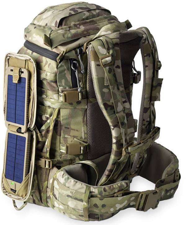 Power Traveller Powerbank Solar Extreme Tactical PTL-EXT001 TAC Solar-Powerbank Ladestrom Solarzelle 1000mA 5W 12000 mAh