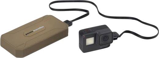 Power Traveller Powerbank Solar Extreme Tactical PTL-EXT001 TAC Solar-Powerbank Ladestrom Solarzelle 1000mA 5W 12000 mAh