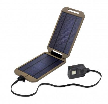 Power Traveller Powerbank Solar Extreme Tactical PTL-EXT001 TAC Solar-Powerbank Ladestrom Solarzelle 1000mA 5W 12000 mAh