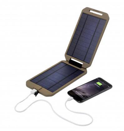 Power Traveller Powerbank Solar Extreme Tactical PTL-EXT001 TAC Solar-Powerbank Ladestrom Solarzelle 1000mA 5W 12000 mAh