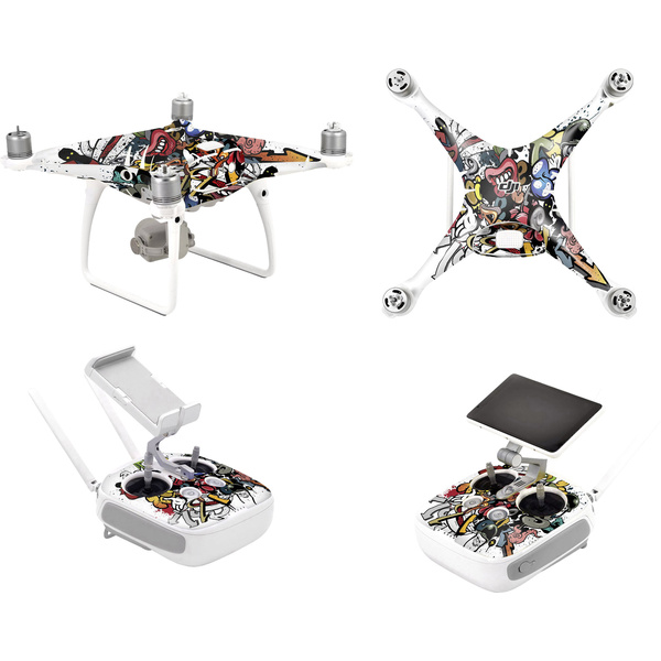 PGYTECH 'Stickerbombing' Multicopter-Dekorfolie Passend für: DJI Phantom 4 Serie