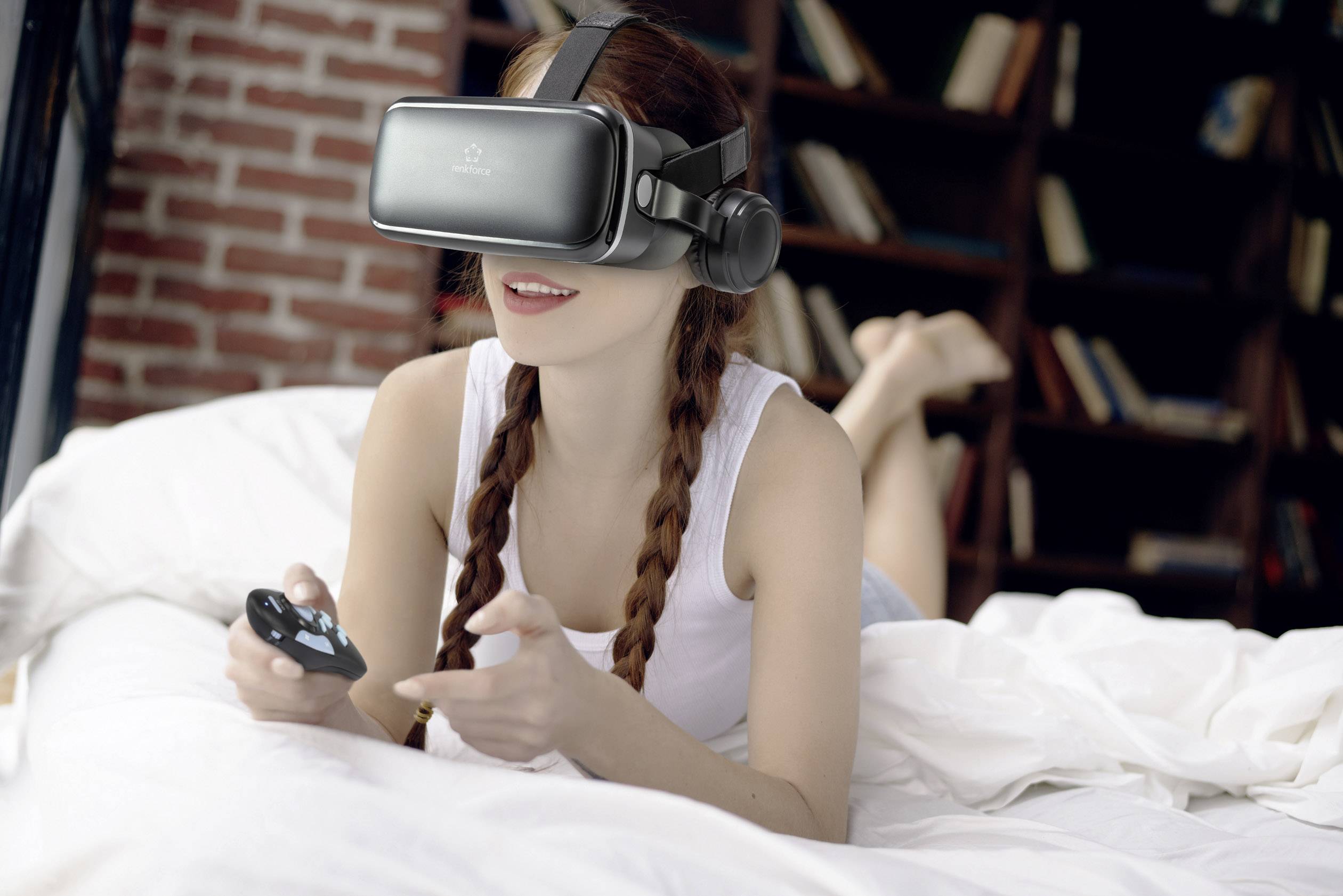 Renkforce  Controller PC, iOS, Android Schwarz, Blau