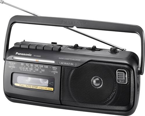 Panasonic RX-M40DE Kassettenradio UKW Kassette Aufnahmefunktion Schwarz