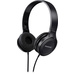 Panasonic RP-HF100ME On-ear headphones Corded (1075100) Black Foldable, Headset