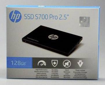 HP S700 Pro 128GB Interne SATA SSD 6.35cm (2.5 Zoll) SATA 6 Gb/s Retail 2AP97AA#ABB