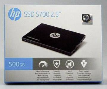 HP S700 500GB Interne SATA SSD 6.35cm (2.5 Zoll) SATA 6 Gb/s Retail 2DP99AA#ABB
