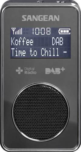 DPR-35 Taschenradio DAB+, UKW wiederaufladbar Schwarz
