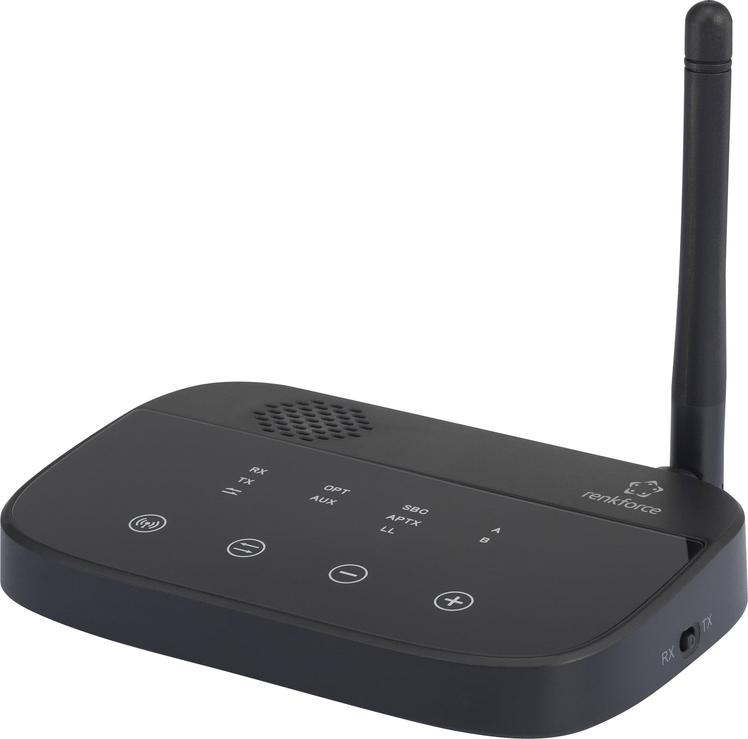 Renkforce BTHP-100 Bluetooth® Musik-Sender/Empfänger Bluetooth Version: 4.2, aptX®, SBC 100 m aptX®-Technologie
