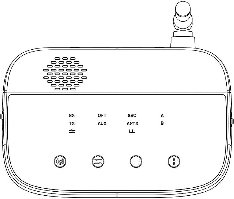 Renkforce BTHP-100 Bluetooth® Musik-Sender/Empfänger Bluetooth Version: 4.2, aptX®, SBC 100 m aptX