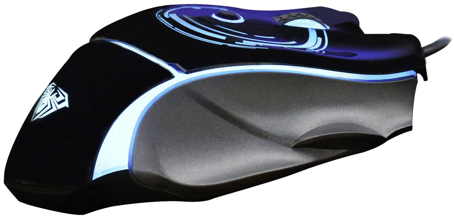 AULA Catastrophe USB-Gaming-Maus Optisch Beleuchtet, Ergonomisch, Integrierter Profilspeicher Schwarz