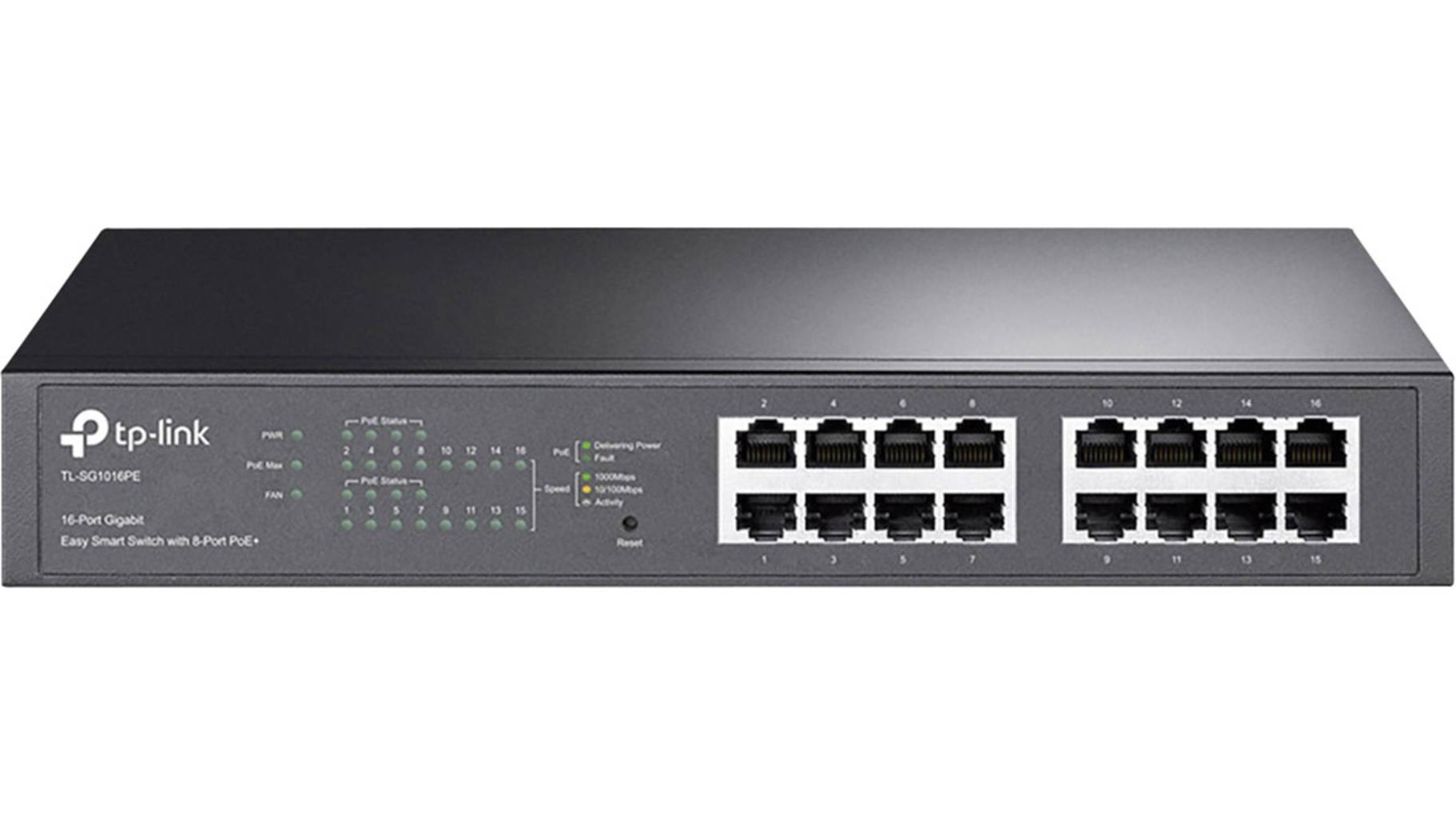 TP-LINK TL-SG1016PE Netzwerk Switch 16 Port PoE-Funktion ...