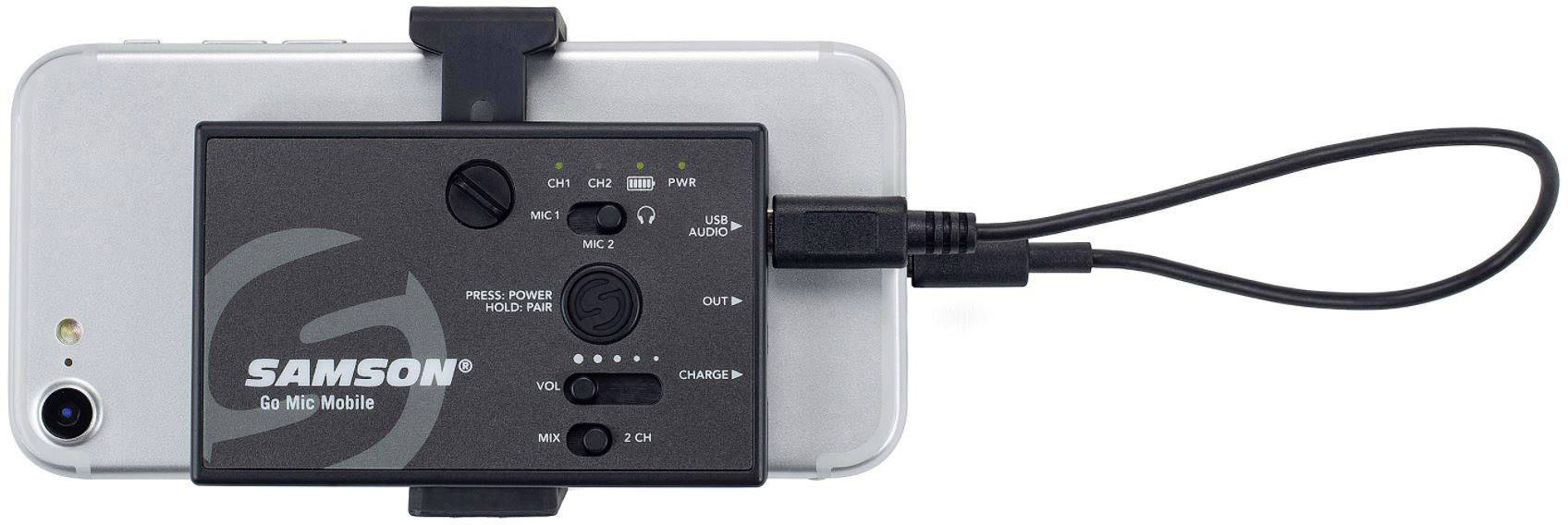 Samson GoMic Mobile Lavalier Ansteck Funkmikrofon-Set Übertragungsart:Funk inkl. Kabel