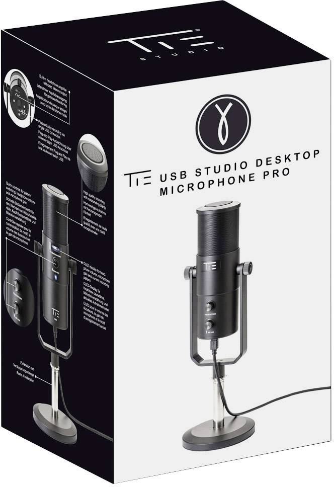 Tie Studio TUR88 Supernova USB-Mikrofon Kabelgebunden inkl. Stativ, inkl. Tasche, inkl. Kabel