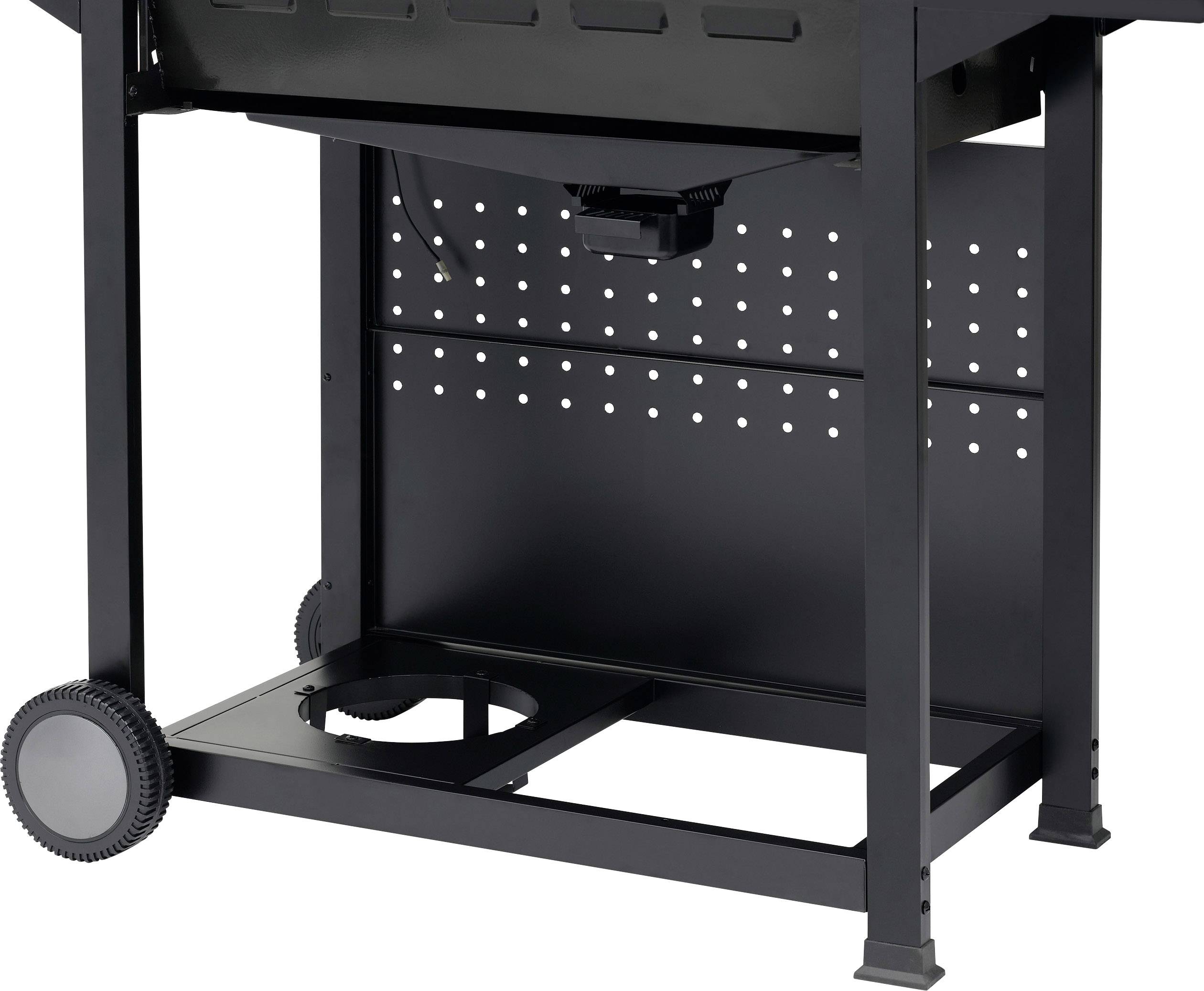Tepro Garten Radcliff Grillwagen Gas-Grill 5 Brenner Schwarz, Edelstahl
