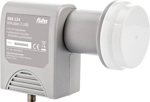 DEK 124 Unicable-LNB Teilnehmer-Anzahl: 24 Feedaufnahme: 40mm Wetterschutz