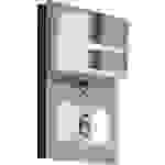 WOFI Marvel 4046.02.97.7000 Hausnummernleuchte mit Bewegungsmelder LED E27, LED fest eingebaut 13W Edelstahl (gebürstet)