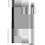 WOFI Marvel 4046.02.97.7002 Außenwandleuchte mit Bewegungsmelder  LED GU10, LED fest eingebaut 10 W Edelstahl (gebürstet)