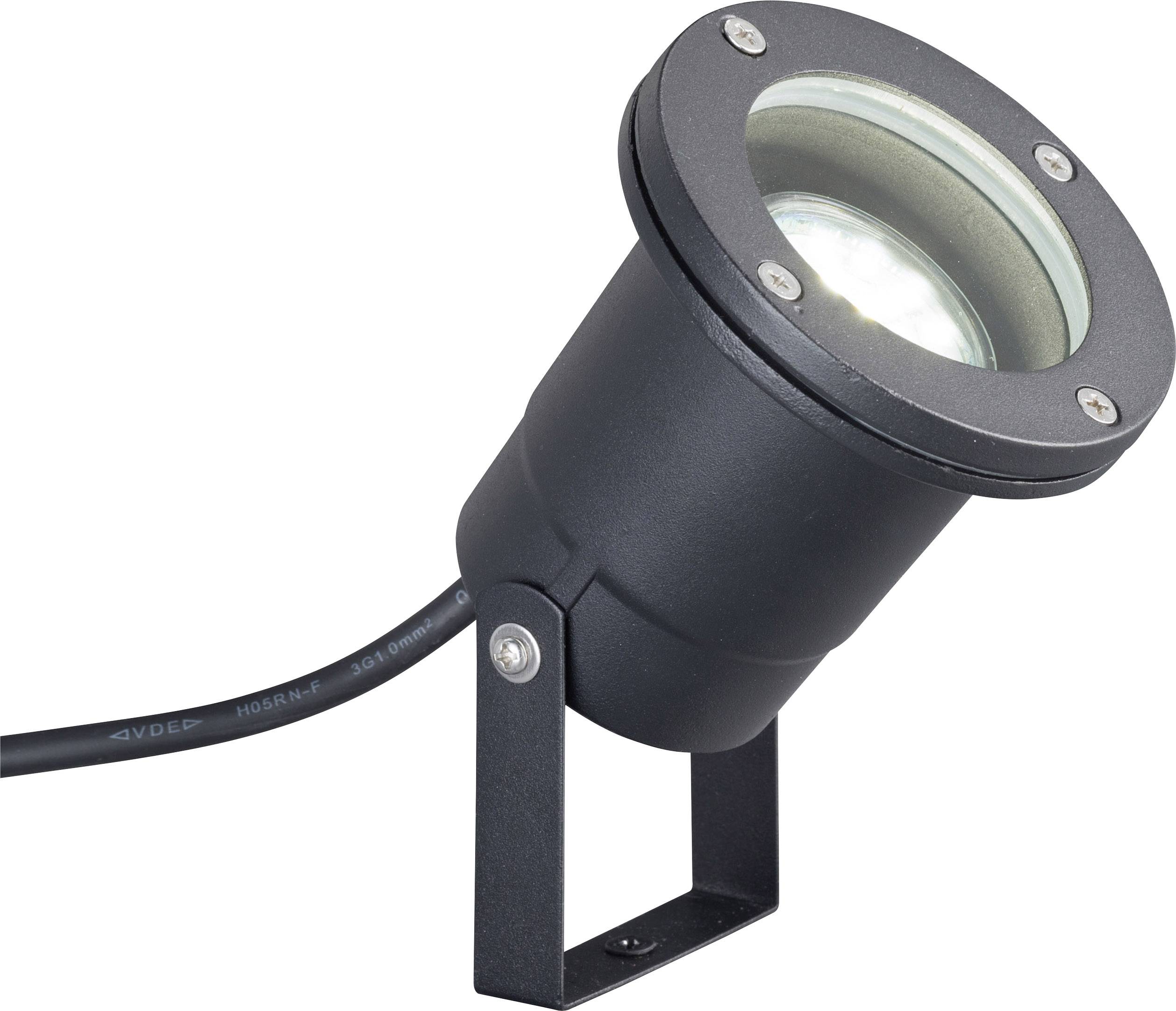 WOFI 8055.01.10.7000 Garpa Gartenstrahler LED GU10 35W Schwarz