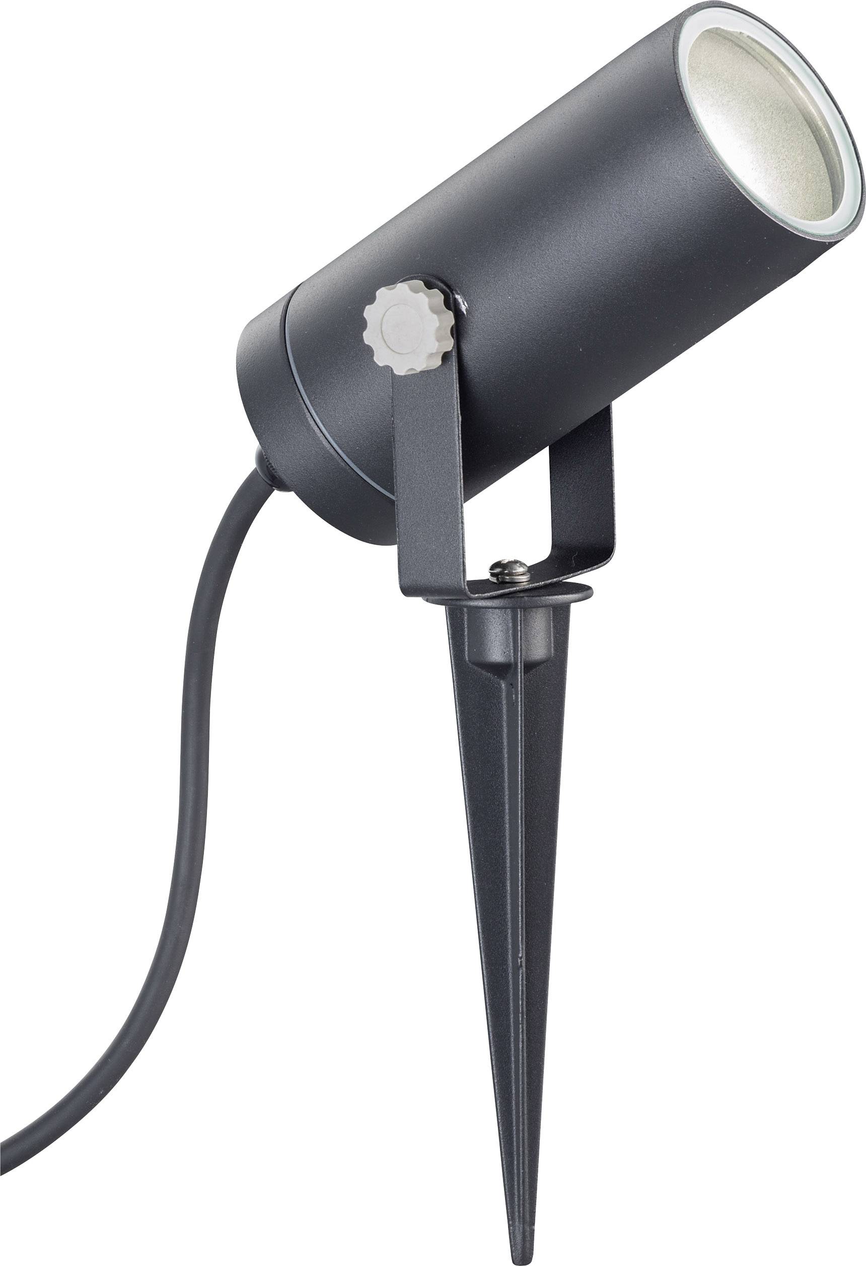 WOFI 8056.01.10.7000 Faro Gartenstrahler LED GU10 28 W Schwarz