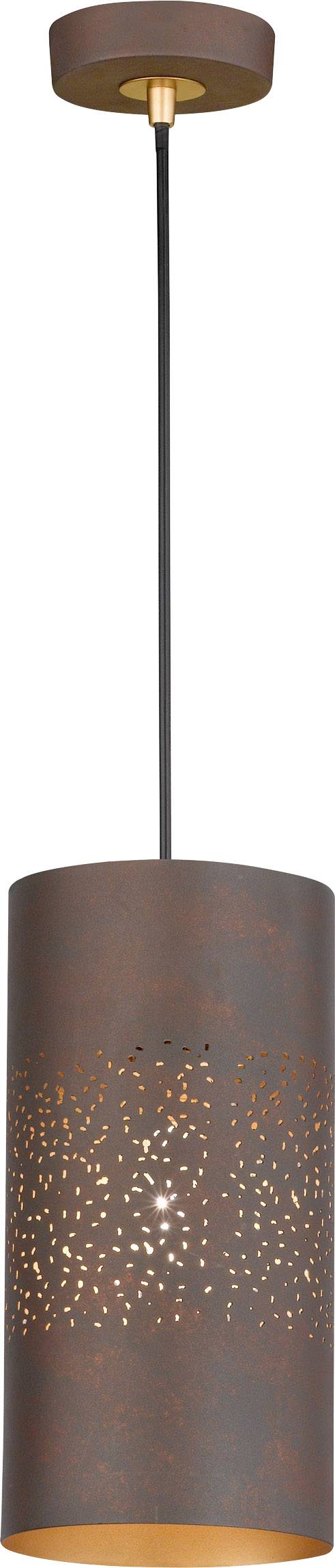 WOFI Ancona 6136.01.09.7000 Pendelleuchte LED E27 60 W Braun-antik