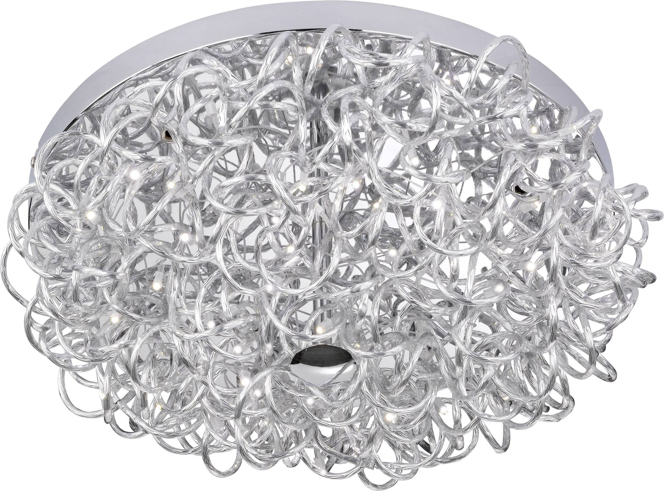 WOFI Apart 9366.01.70.7000 LED-Deckenleuchte Silber 11 W Warmweiß
