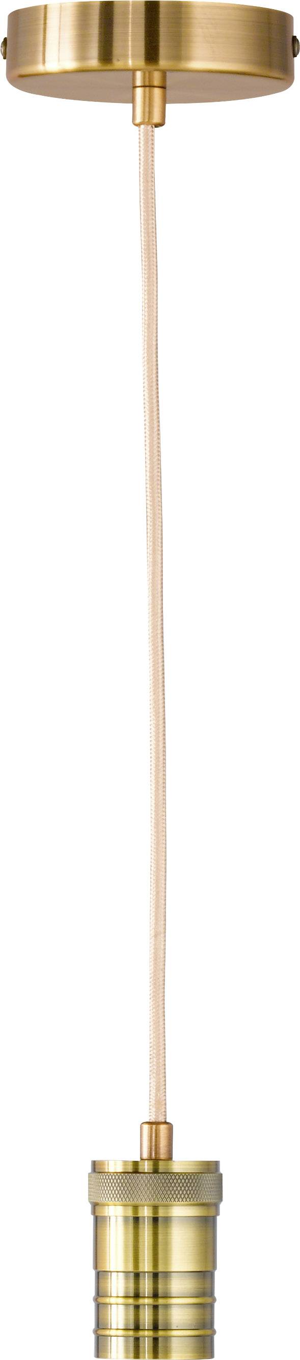 WOFI 6209.01.02.7000 Nala Pendelleuchte E27 60 W LED Messing