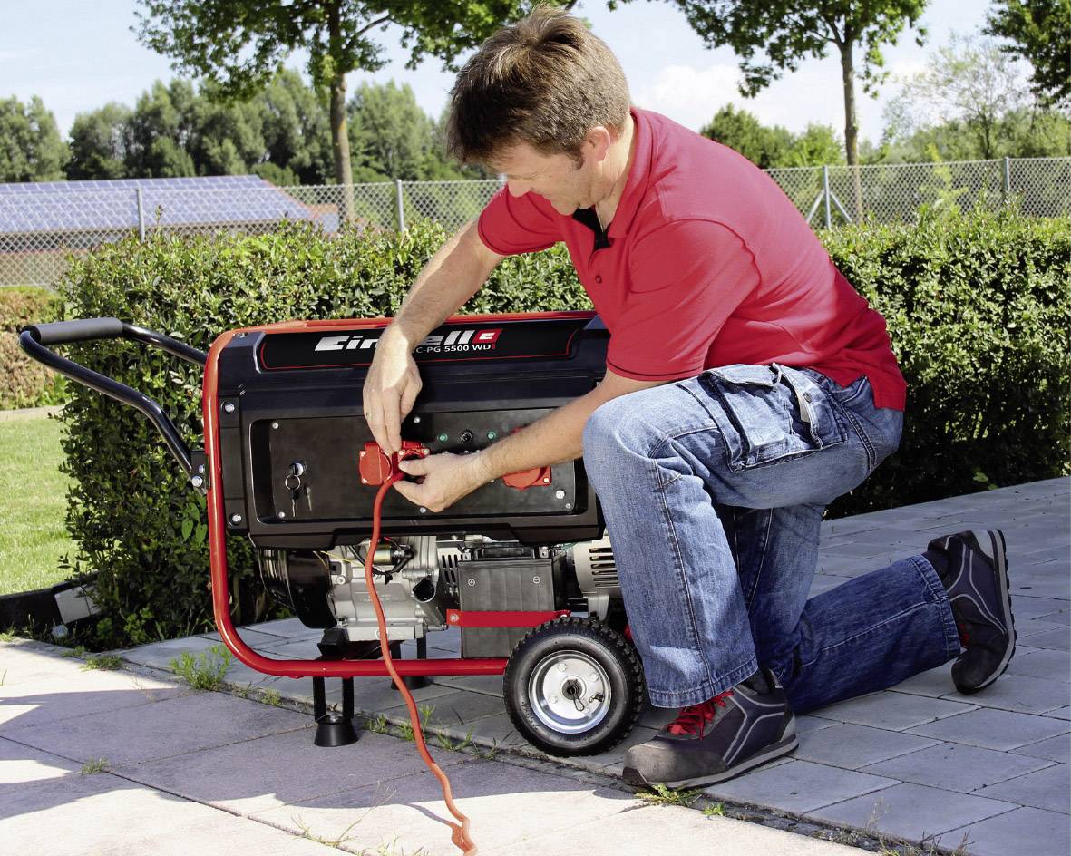 Einhell TC-PG 5500 WD 4-Takt Stromerzeuger 7kW 83.50kg