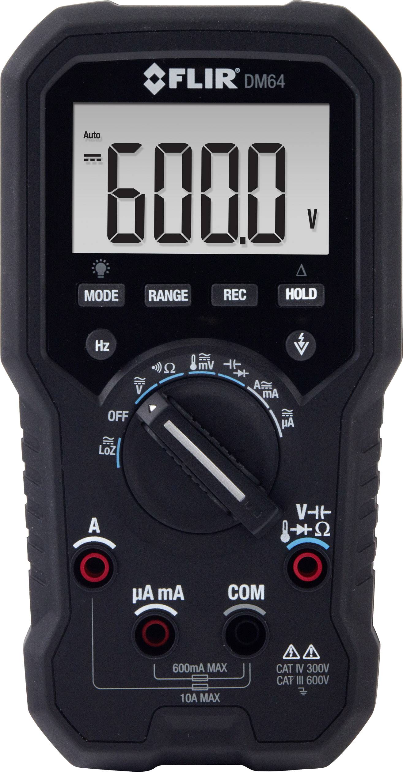 FLIR DM64 Hand-Multimeter digital CAT IV 300 V, CAT III 600 V