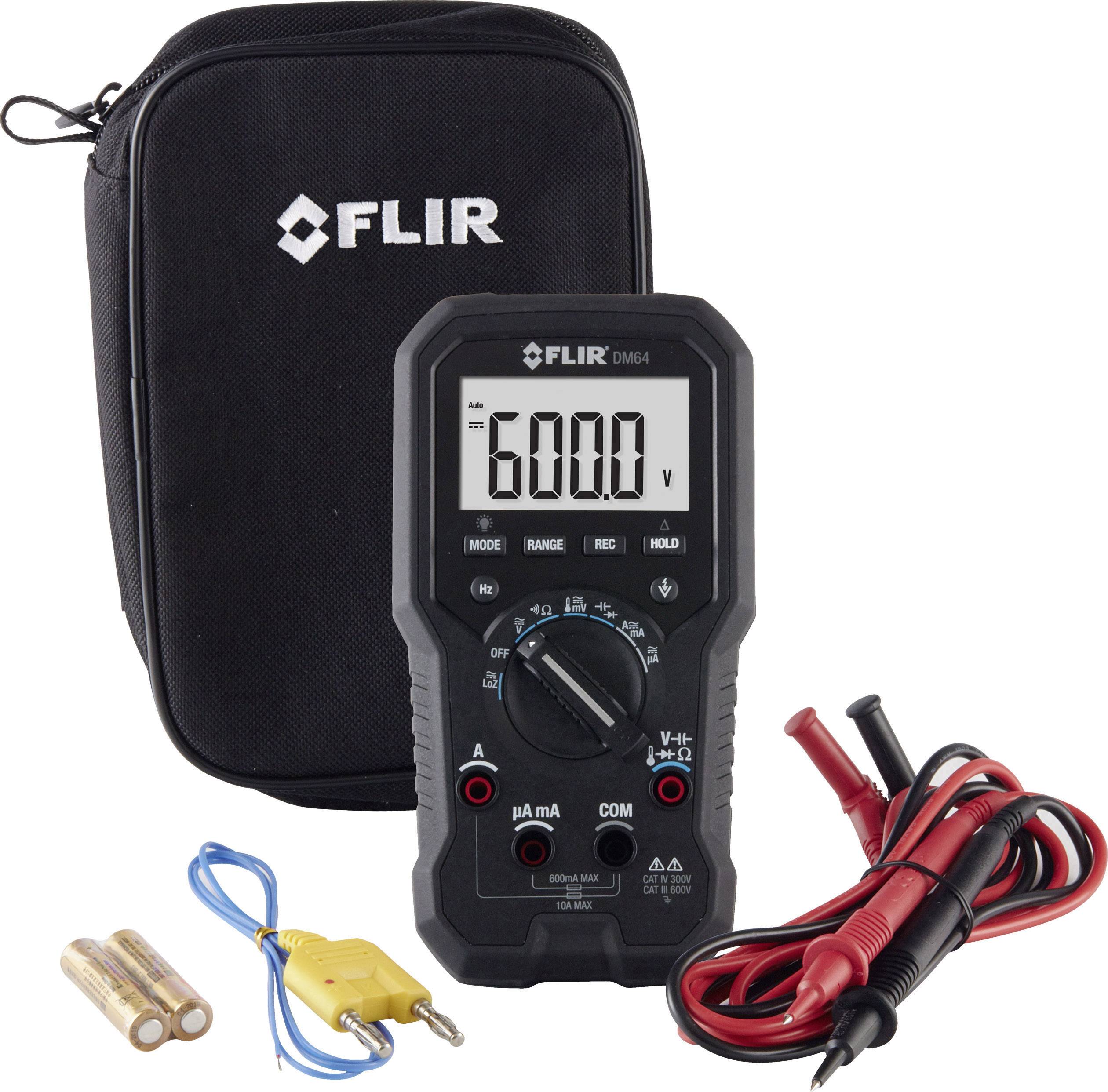 FLIR DM64 Hand-Multimeter digital CAT IV 300 V, CAT III 600 V