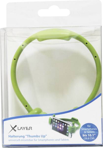 Tablet-Halterung Xlayer Colour Line Thumbs Up Passend für Marke (Tablet): Universal 25,7 cm (10,1") Grün