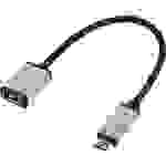 Renkforce USB 3.2 Gen 1 (USB 3.0) Adapter [1x USB-C® Stecker - 1x USB 3.2 Gen 1 Buchse A (USB 3.0)] RF-USBA-MS-01 gesleeved
