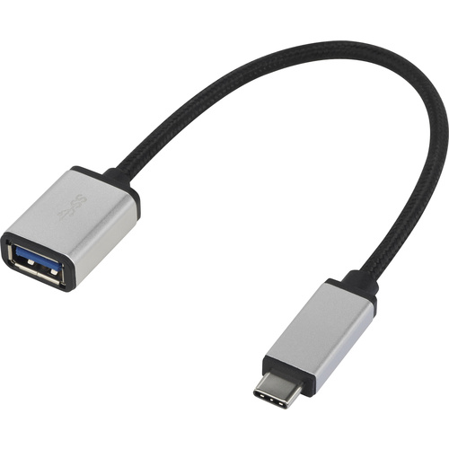 Renkforce USB 3.2 Gen 1 (USB 3.0) Adapter [1x USB-C® Stecker - 1x USB 3.2 Gen 1 Buchse A (USB 3.0)]