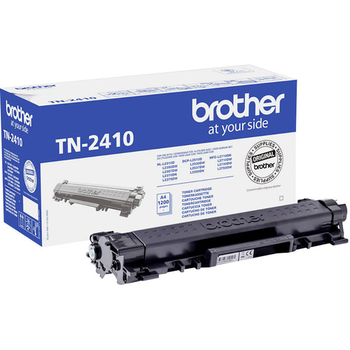Brother Cassette de toner TN-2410 TN2410 d'origine noir 1200 pages