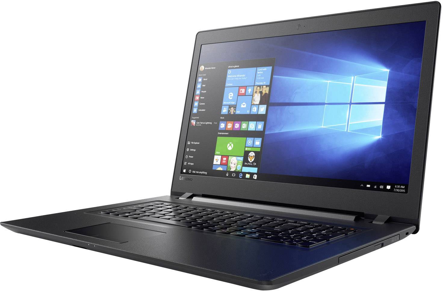 Lenovo Notebook Ideapad 320-17IKB 43.9 cm (17.3 Zoll) HD+ Intel® Core™ i5 i5-7200U 8 GB RAM 256 GB SSD Intel HD Graphics 620 Win 10 Pro Schwarz