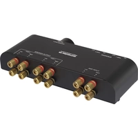 SpeaKa Professional 2 Port Lautsprecher-Umschalter integrierter Lautstärkeregler Schwarz SpeaKa Professional 2 Port Lautsprecher-Umschalter integrierter Lautstärkeregler Schwarz