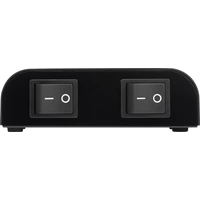 SpeaKa Professional 2 Port Lautsprecher-Umschalter Klemmanschluss Metallgehäuse Schwarz SpeaKa Professional 2 Port Lautsprecher-Umschalter Klemmanschluss Metallgehäuse Schwarz