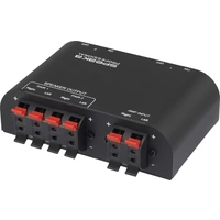 SpeaKa Professional 2 Port Lautsprecher-Umschalter Klemmanschluss Metallgehäuse Schwarz SpeaKa Professional 2 Port Lautsprecher-Umschalter Klemmanschluss Metallgehäuse Schwarz