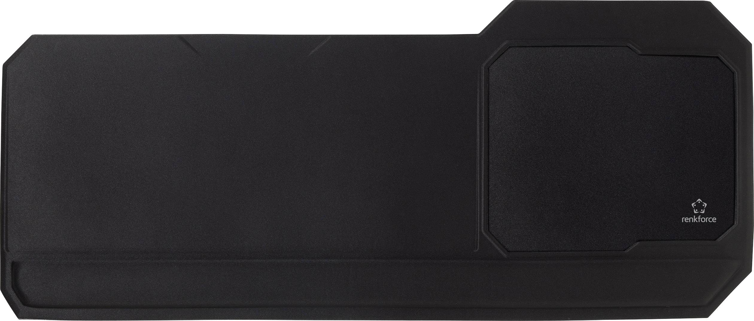 Renkforce RF-TMP-01 Tastatur-/Maus Tischunterlage Schwarz