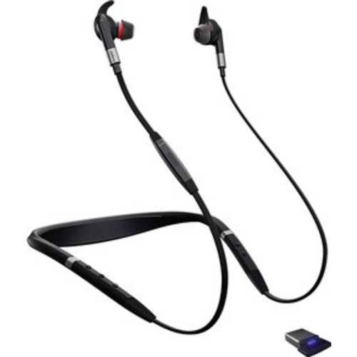 Jabra Evolve 75e MS Telefon In Ear Headset Bluetooth®, kabelgebunden Stereo Schwarz Noise Cancellin