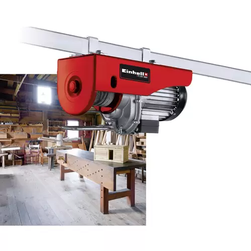 Einhell 2255140 Elektrischer Seilhebezug Tragfähigkeit (mit Umlenkrolle) 500kg Tragfähigkeit (ohne Umlenkrolle) 250kg Einhell 2255140 Elektrischer Seilhebezug Tragfähigkeit (mit Umlenkrolle) 500kg Tragfähigkeit (ohne Umlenkrolle) 250kg