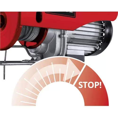Einhell 2255140 Elektrischer Seilhebezug Tragfähigkeit (mit Umlenkrolle) 500kg Tragfähigkeit (ohne Umlenkrolle) 250kg Einhell 2255140 Elektrischer Seilhebezug Tragfähigkeit (mit Umlenkrolle) 500kg Tragfähigkeit (ohne Umlenkrolle) 250kg