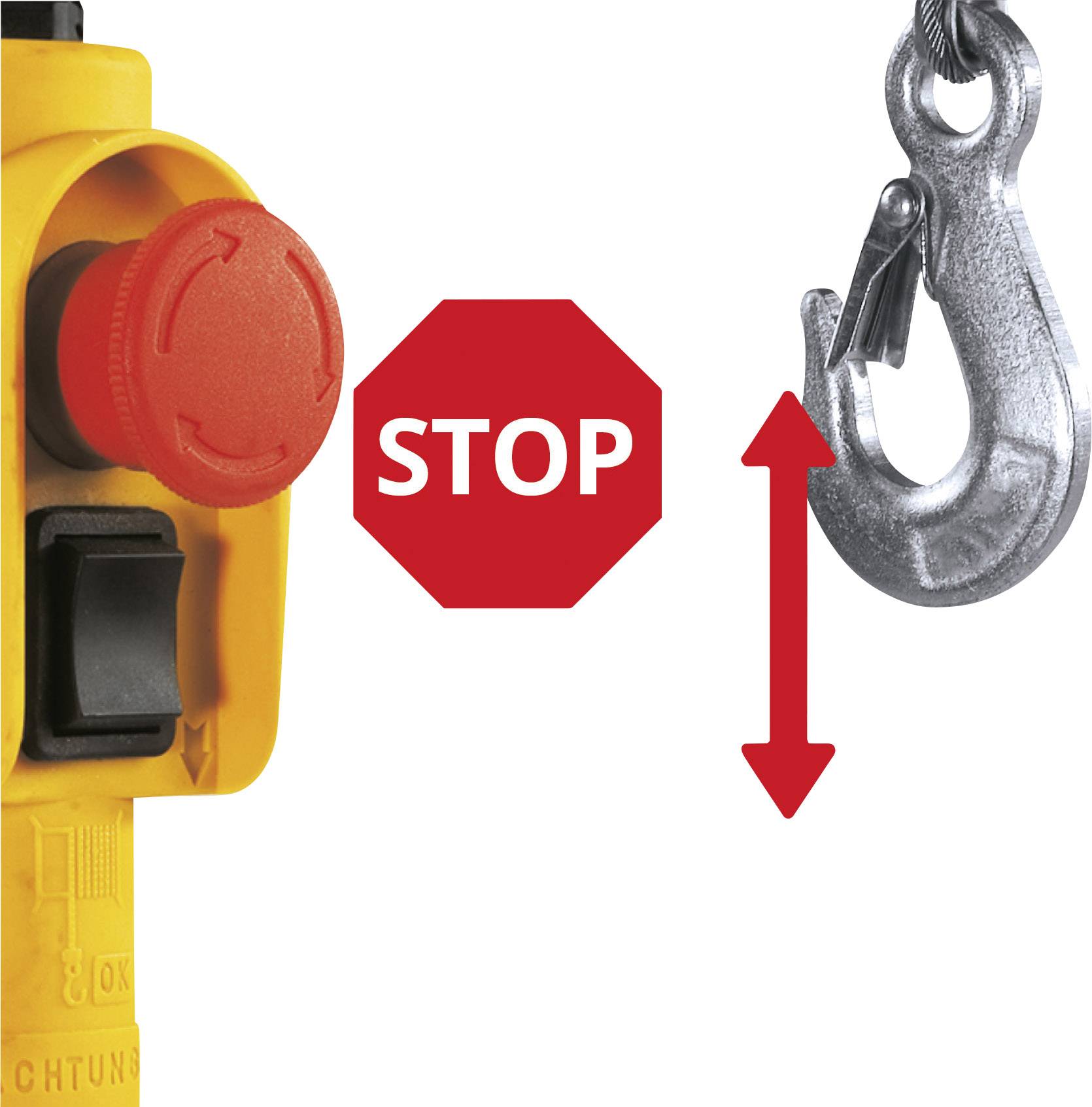 Einhell 2255140 Elektrischer Seilhebezug Tragfähigkeit (mit Umlenkrolle) 500kg Tragfähigkeit (ohne Umlenkrolle) 250kg