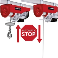 Einhell 2255150 Elektrischer Seilhebezug Tragfähigkeit (mit Umlenkrolle) 600kg Tragfähigkeit (ohne Umlenkrolle) 300kg Einhell 2255150 Elektrischer Seilhebezug Tragfähigkeit (mit Umlenkrolle) 600kg Tragfähigkeit (ohne Umlenkrolle) 300kg