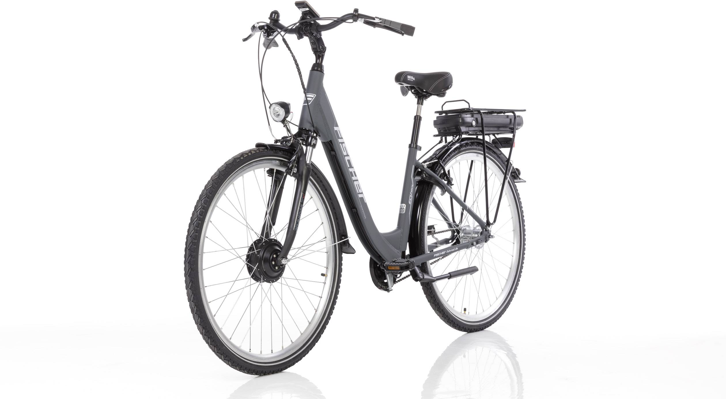 Fischer Fahrrad ECU1801 E-Bike mit Trittantrieb Anthrazit (matt) Li-Ion 36V 11Ah